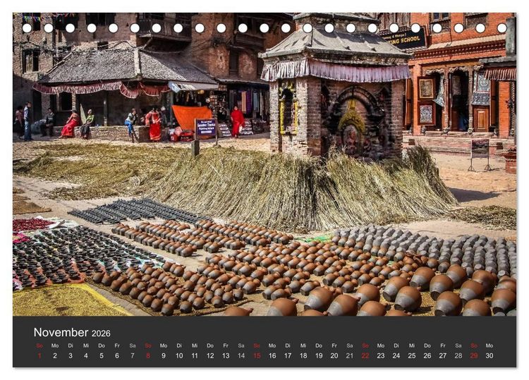 Produktbild: Nepal 2026 - Dem Himmel so nah (Tischkalender 2026 DIN A5 quer), CALVENDO Monatskalender