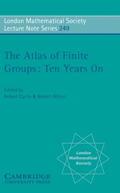 Produktbild: Atlas of Finite Groups - Ten Years On