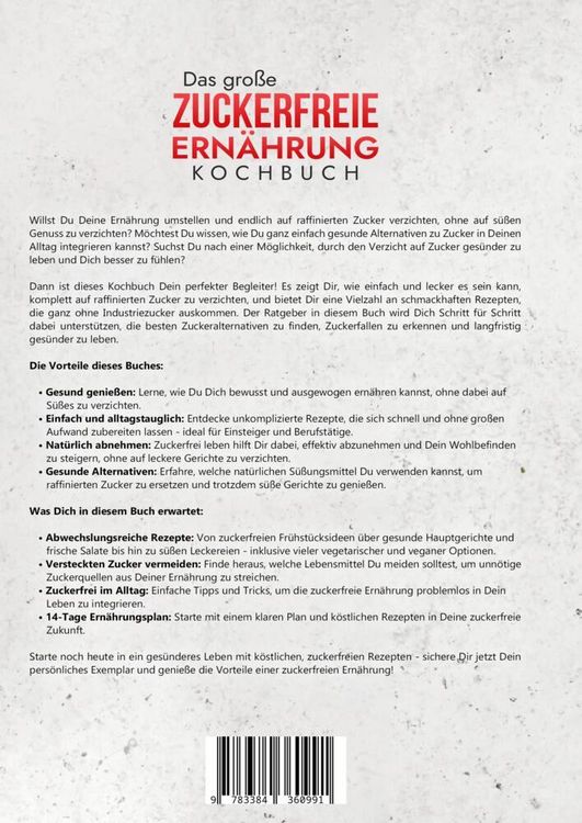 Produktbild: Das gro&szlig;e Zuckerfreie Ern&auml;hrung Kochbuch