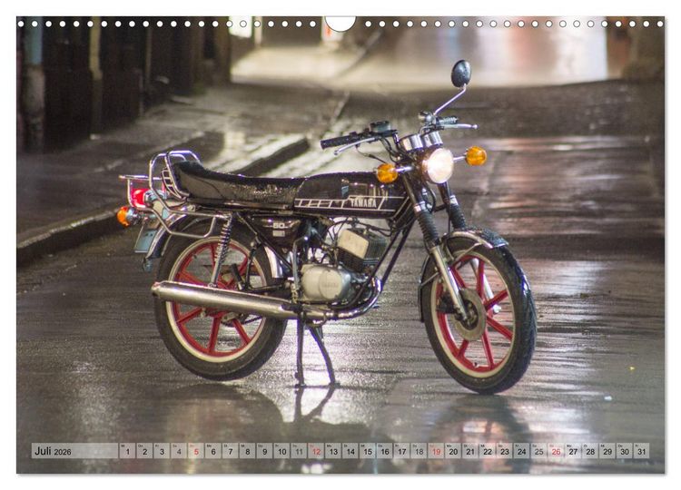 Produktbild: Oldtimer Mopeds - fotografiert von Michael Allmaier (Wandkalender 2026 DIN A3 quer), CALVENDO Monatskalender