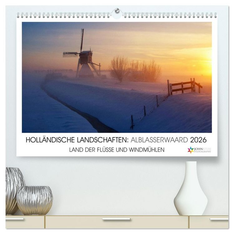 Produktbild: HOLL&Auml;NDISCHE LANDSCHAFTEN: ALBLASSERWAARD 2026 (hochwertiger Premium Wandkalender 2026 DIN A2 quer), Kunstdruck in Hochglanz