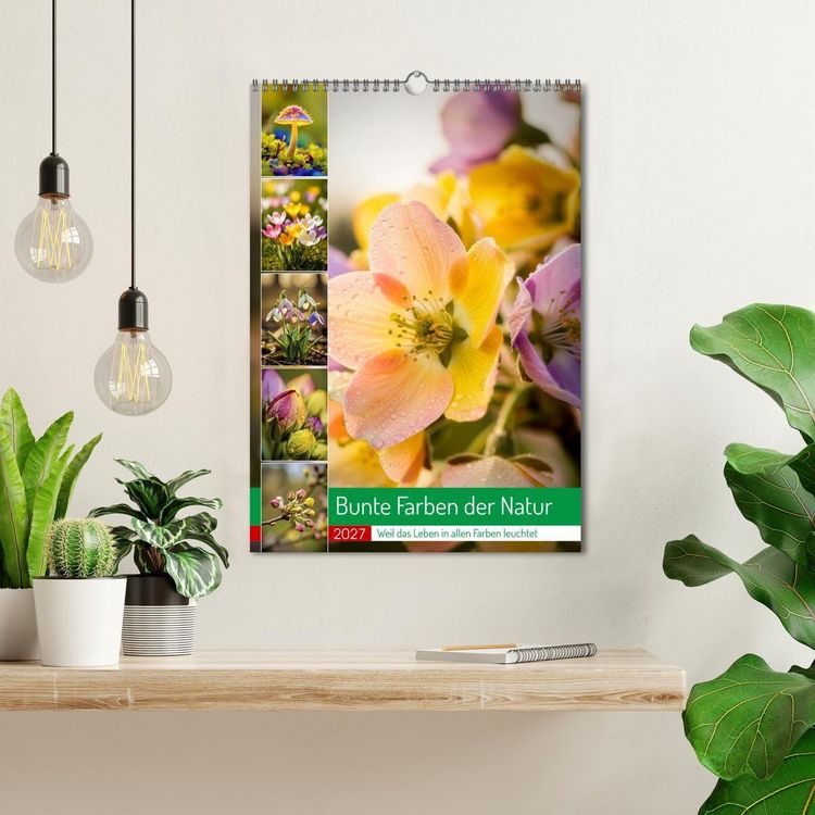 Produktbild: Bunte Farben der Natur (Wandkalender 2027 DIN A3 hoch), CALVENDO Monatskalender