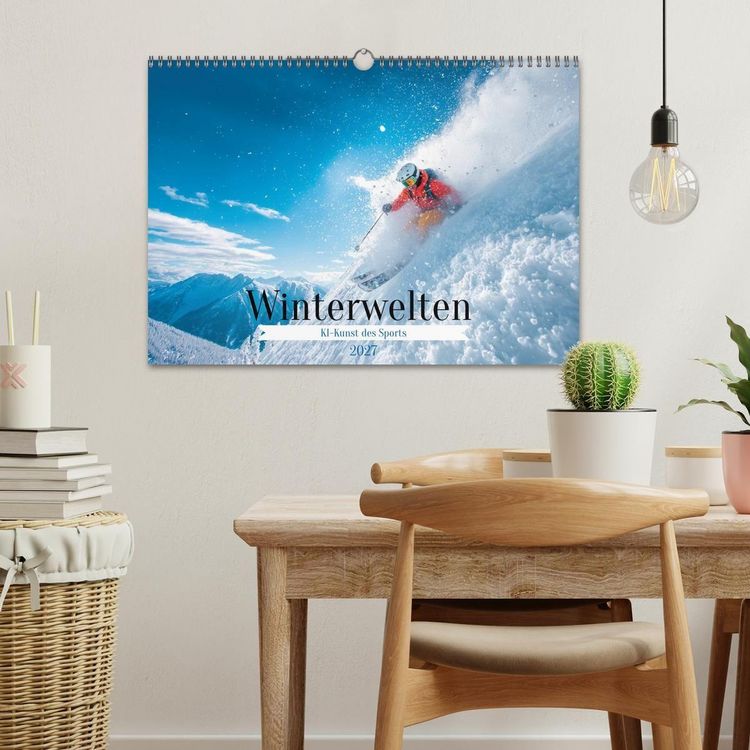 Produktbild: Winterwelten (Wandkalender 2027 DIN A3 quer), CALVENDO Monatskalender