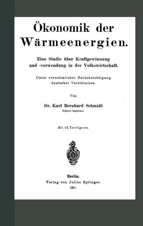 Produktbild: &Ouml;konomik der W&auml;rmeenergien