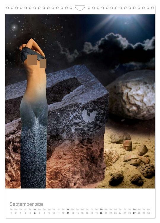 Produktbild: An Erotic Expedition to the World of Female Reveries (Wall Calendar 2026 DIN A3 portrait), CALVENDO 12 Month Wall Calendar