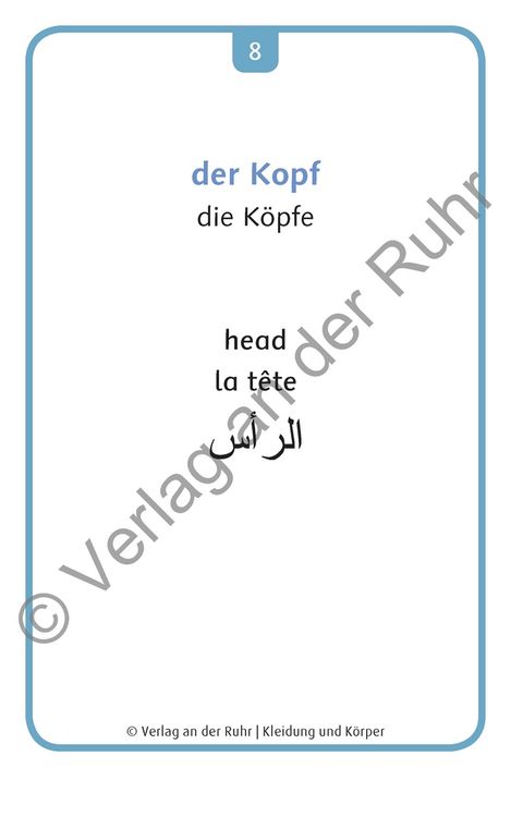 Produktbild: Kleidung und K&ouml;rper - Deutsch, Englisch, Franz&ouml;sisch und Arabisch