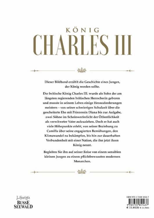 Produktbild: K&ouml;nig Charles III. Von Liebe, Trag&ouml;dien und Beharrlichkeit