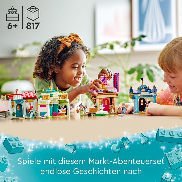 Produktbild: LEGO Disney Princess 43246 Disney Prinzessinnen Abenteuermarkt Spielzeug