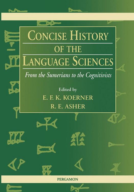 Produktbild: Concise History of the Language Sciences