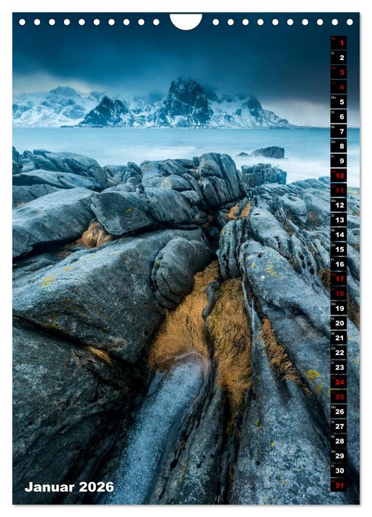 Produktbild: Lofoten. Poetische Landschaften (Wandkalender 2026 DIN A4 hoch), CALVENDO Monatskalender