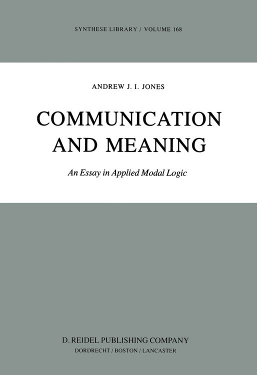 Produktbild: Communication and Meaning