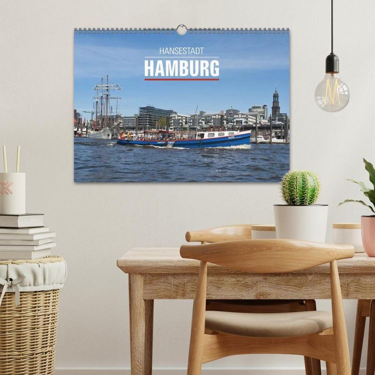 Produktbild: Hansestadt Hamburg (Wandkalender 2027 DIN A3 quer), CALVENDO Monatskalender