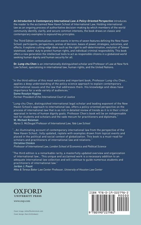Produktbild: An Introduction to Contemporary International Law