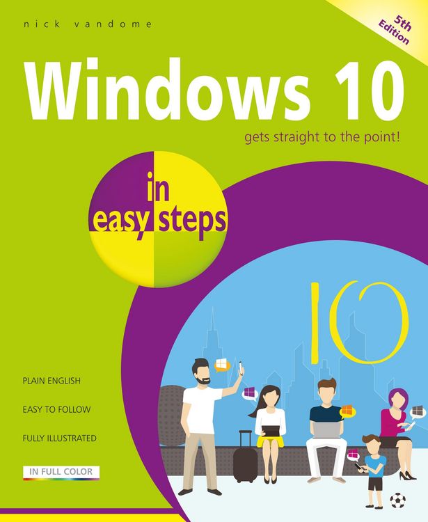 Produktbild: Windows 10 in easy steps, 5th edition