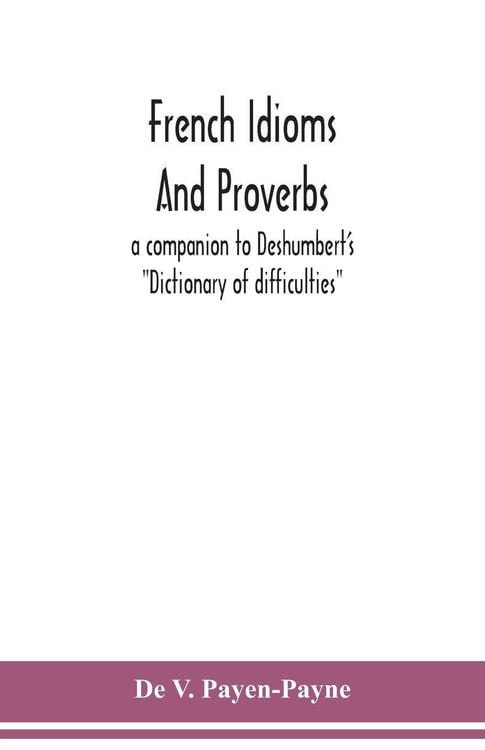 Produktbild: French idioms and proverbs