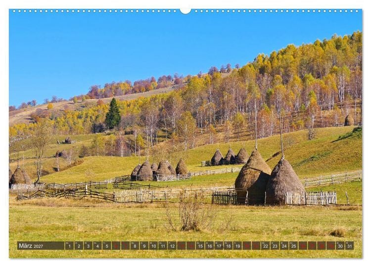 Produktbild: Fundatura Ponorului - Auf dem Via Transilvanica durch die Karpaten (hochwertiger Premium Wandkalender 2027 DIN A2 quer), Kunstdruck in Hochglanz