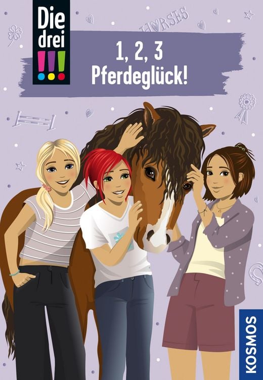 Produktbild: Die drei !!!, 1,2,3 - Pferdegl&uuml;ck! (drei Ausrufezeichen)