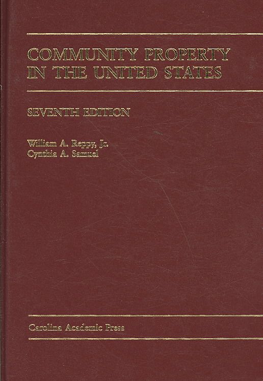 Produktbild: Community Property in the United States