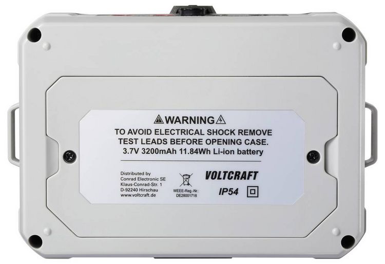 Produktbild: VOLTCRAFT R-1000 Mikroohmmeter 1 &micro;Ω 1A Datenspeicher Akkubetrieb