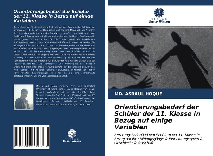 Produktbild: Orientierungsbedarf der Sch&uuml;ler der 11. Klasse in Bezug auf einige Variablen
