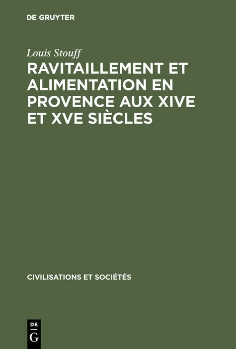 Produktbild: Ravitaillement et alimentation en Provence aux XIVe et XVe si&egrave;cles
