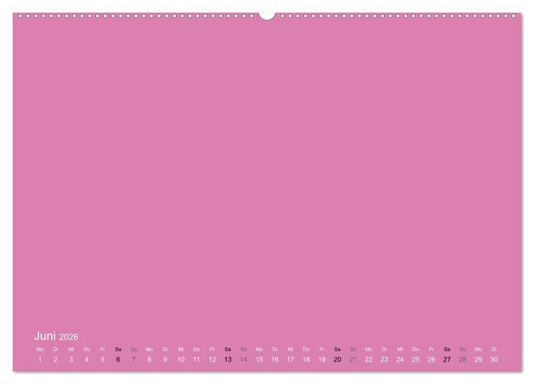 Produktbild: Bastelkalender - Pink (Wandkalender 2026 DIN A2 quer), CALVENDO Monatskalender