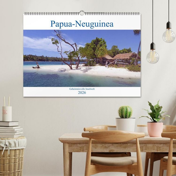 Produktbild: Papua-Neuguinea Geheimnisvolle Inselwelt (Wandkalender 2026 DIN A2 quer), CALVENDO Monatskalender