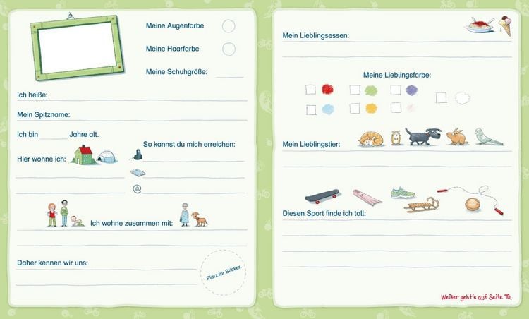Produktbild: Schlau f&uuml;r die Schule: Mein Freundschaftsbuch