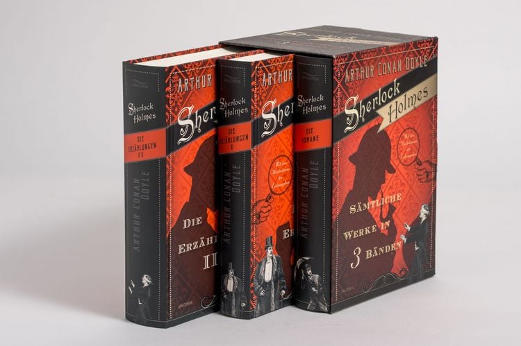 Sherlock Holmes Sämtliche Werke In Drei Bänden www.thalia.de