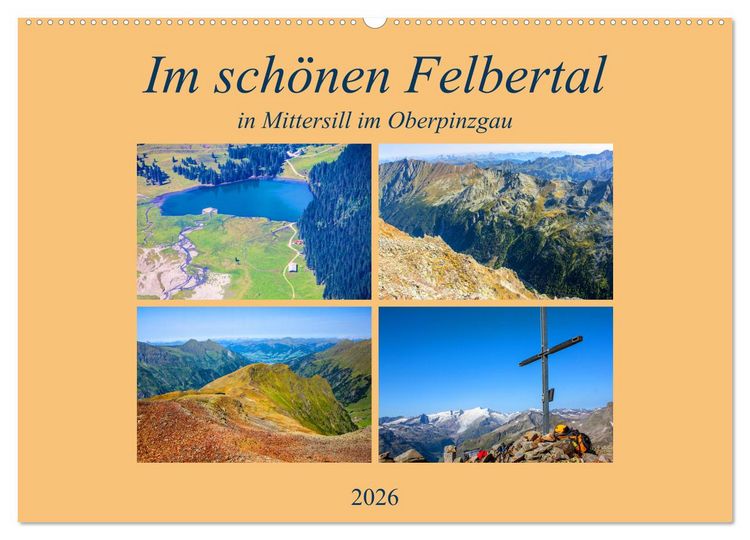 Produktbild: Im sch&ouml;nen Felbertal (Wandkalender 2026 DIN A2 quer), CALVENDO Monatskalender