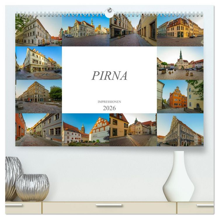 Produktbild: Pirna Impressionen (hochwertiger Premium Wandkalender 2026 DIN A2 quer), Kunstdruck in Hochglanz