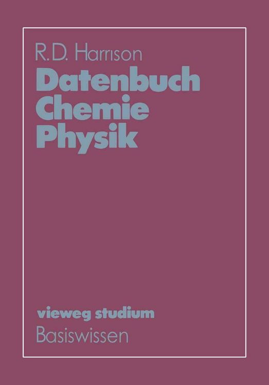 Produktbild: Datenbuch Chemie Physik