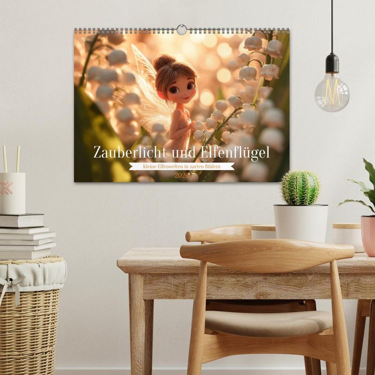 Produktbild: Zauberlicht und Elfenfl&uuml;gel (Wandkalender 2026 DIN A3 quer), CALVENDO Monatskalender