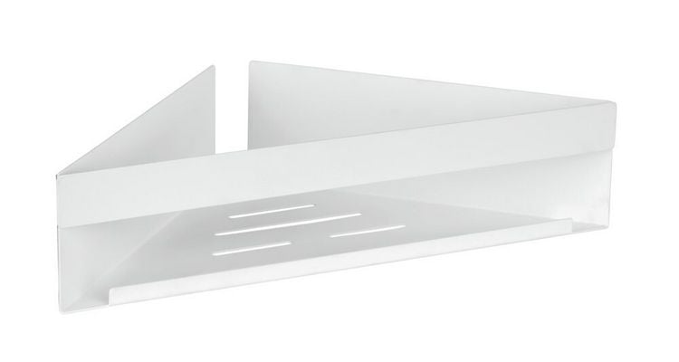 Produktbild: Turbo-Loc&reg; Eckablage Mod. Genova White matt, Befestigen ohne Bohren mit Spezial-Klebepad