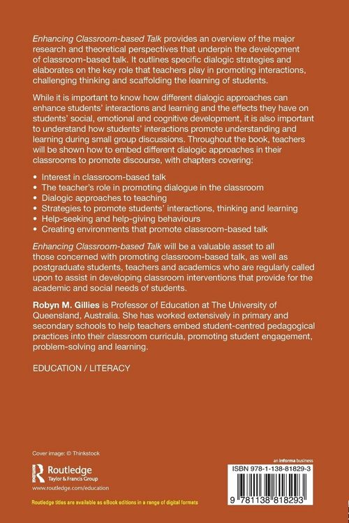 Produktbild: Enhancing Classroom-based Talk