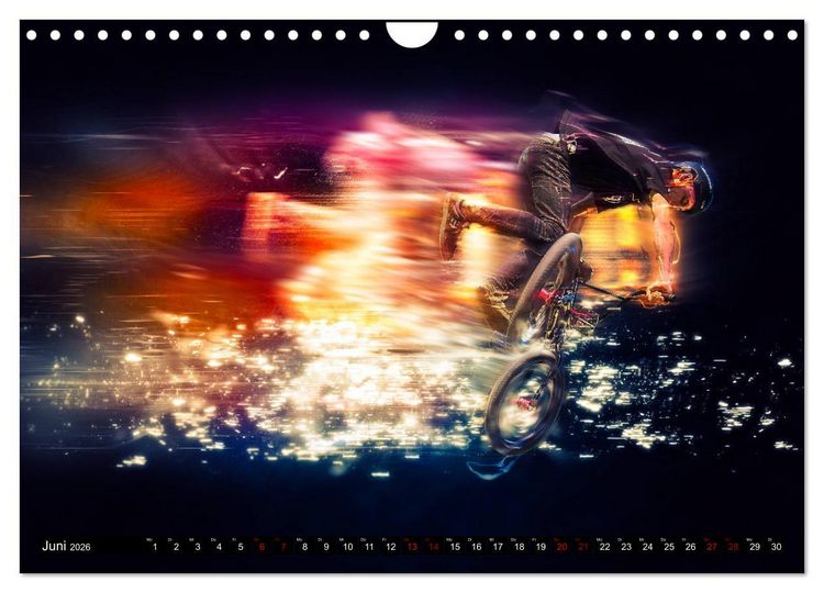 Produktbild: BMX Universum (Wandkalender 2026 DIN A4 quer), CALVENDO Monatskalender