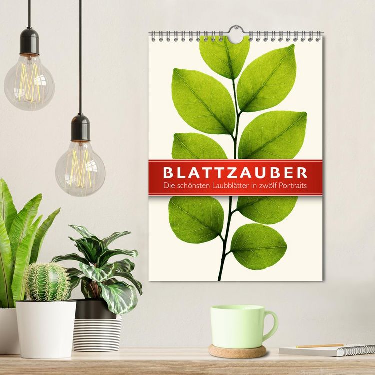 Produktbild: Blattzauber (Wandkalender 2026 DIN A4 hoch), CALVENDO Monatskalender