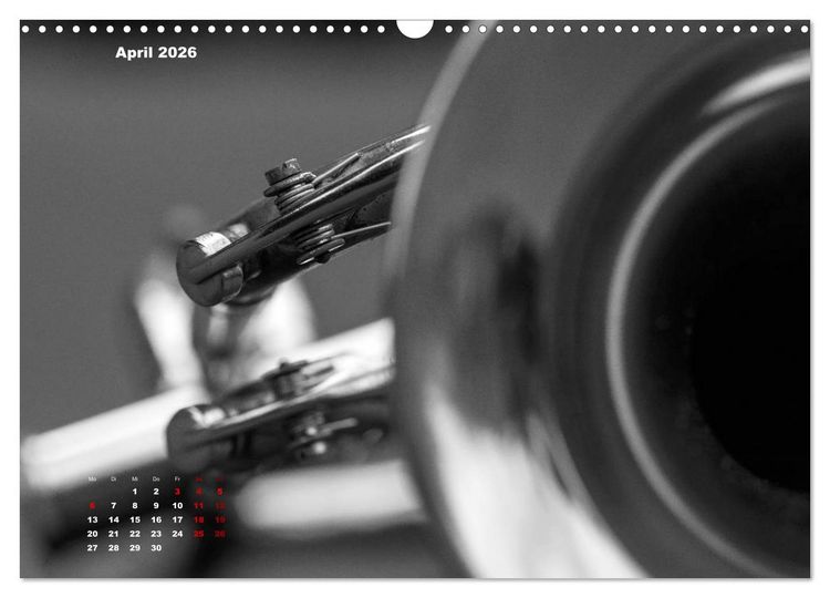 Produktbild: Trompete - Close up (Wandkalender 2026 DIN A3 quer), CALVENDO Monatskalender