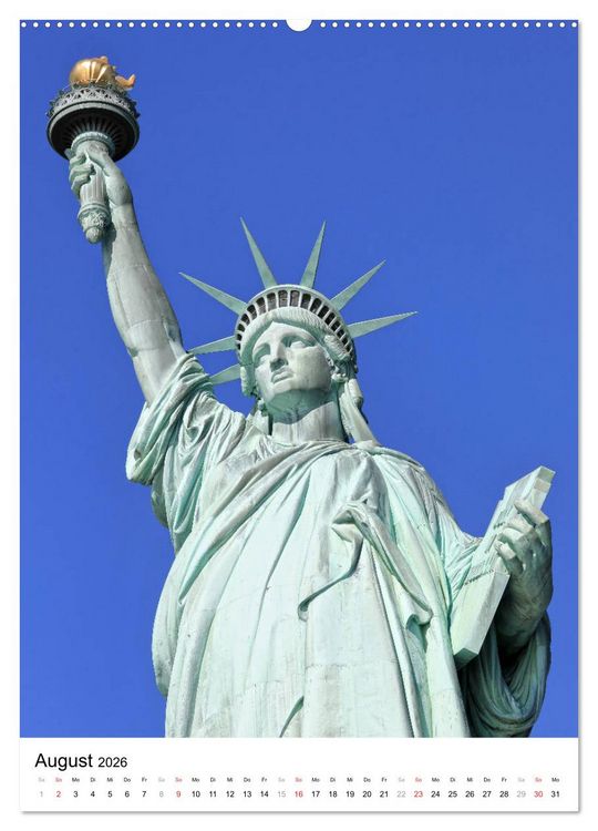 Produktbild: New Yorks architektonische Highlights (Wandkalender 2026 DIN A2 hoch), CALVENDO Monatskalender