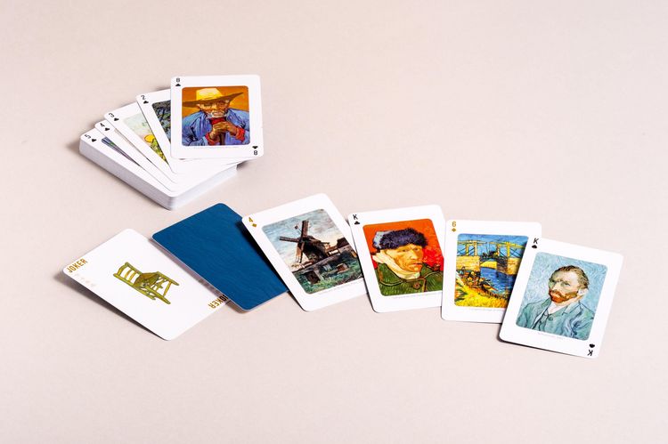 Produktbild: Kartenspiel Vincent van Gogh. 54 Spielkarten mit 53 Van-Gogh-Motiven
