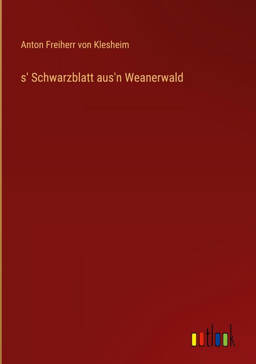 Produktbild: S' Schwarzblatt aus'n Weanerwald