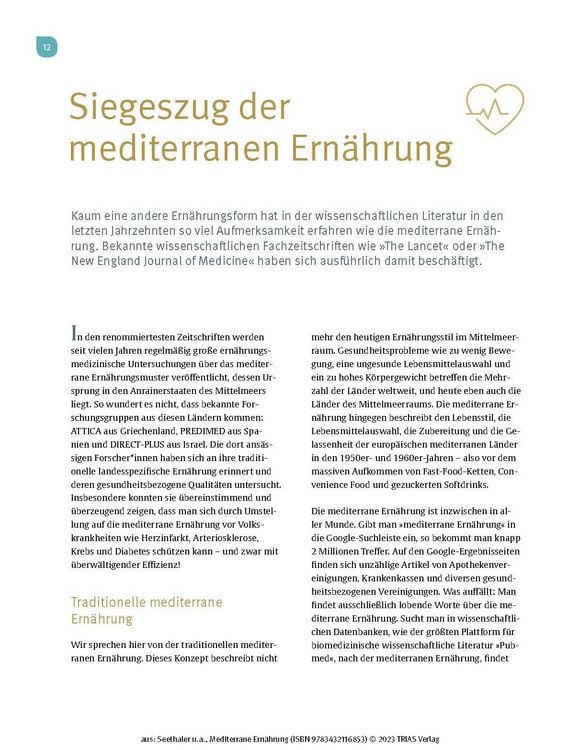 Produktbild: Mediterrane Ern&auml;hrung
