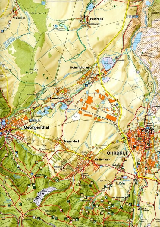 Produktbild: Wanderkarte Ohrdrufer Land, Ohratalsperre