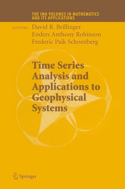 Produktbild: Time Series Analysis and Applications to Geophysical Systems
