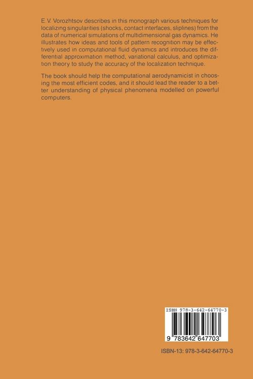 Produktbild: Methods for the Localization of Singularities in Numerical Solutions of Gas Dynamics Problems