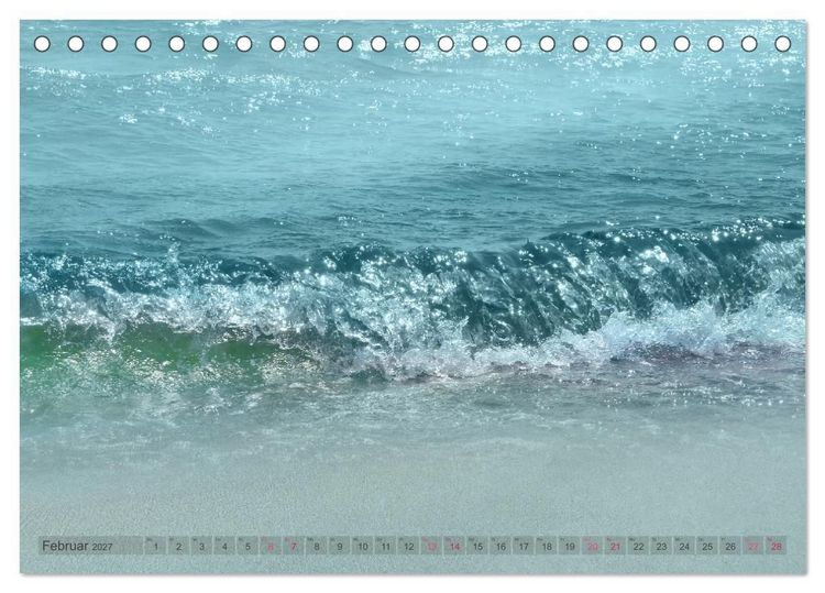 Produktbild: Photo-Art / Ozean (Tischkalender 2027 DIN A5 quer), CALVENDO Monatskalender