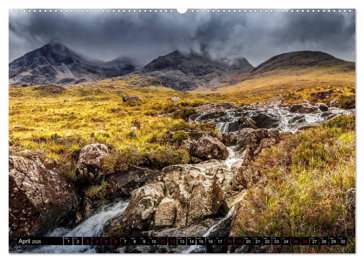 Produktbild: Isle of Skye Landscapes and Light (High Quality Premium Wall Calendar 2026 DIN A2 landscape),CALVENDO 12 Month Wall Calendar