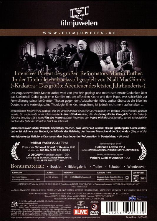 Produktbild: Martin Luther (Filmjuwelen)