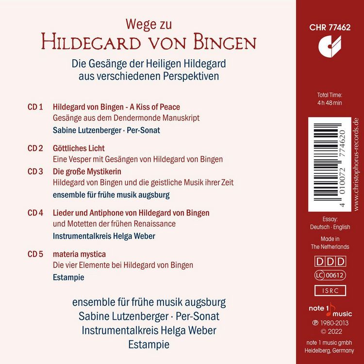 Produktbild: Hildegard von Bingen: Ways to Hildegard von Bingen