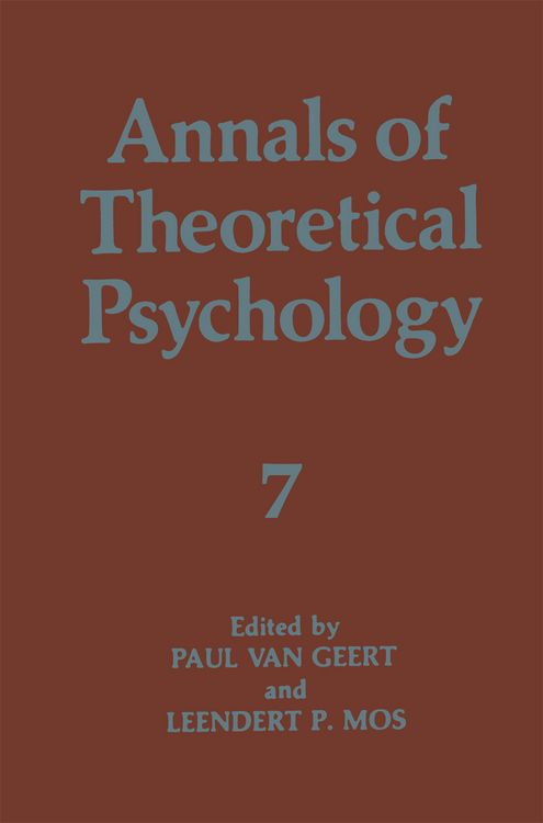Produktbild: Annals of Theoretical Psychology